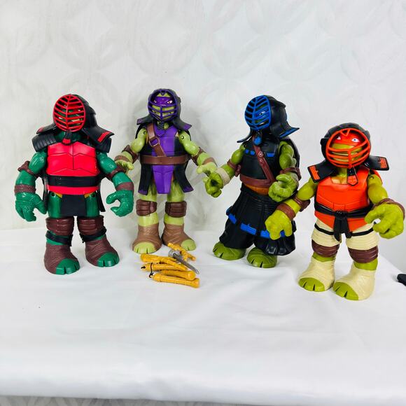 Teenage Mutant Ninja Turtles TMNT Dojo Training set Raphael, Michaelangelo Leo - Picture 12 of 12